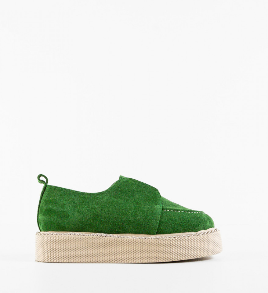 Pantofi Casual Hanter Verzi - Img 2