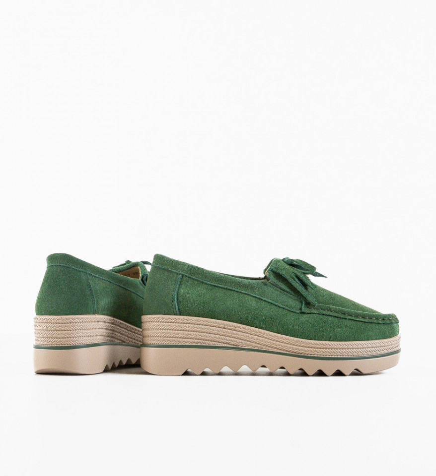 Pantofi Casual Hipok Verzi - Img 2