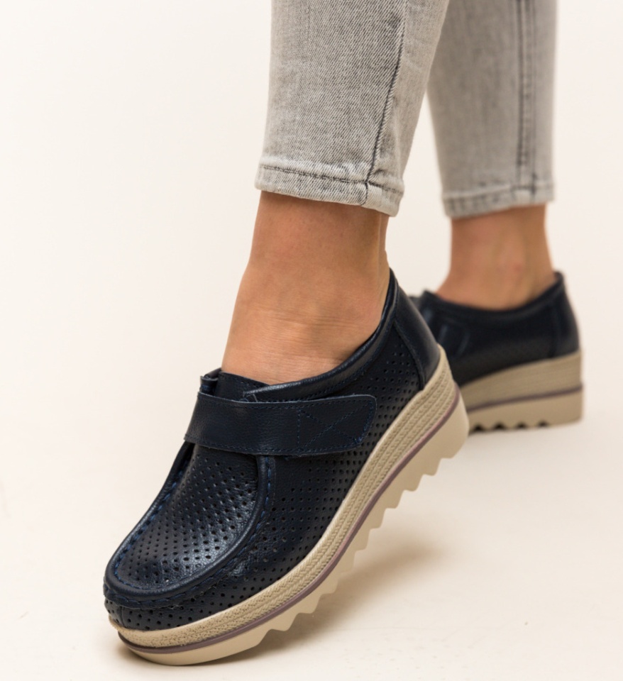 Pantofi Casual Histria Bleumarin - Img 12