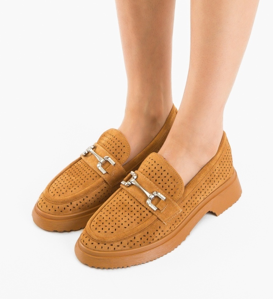 Pantofi Casual Irry Camel - Img 4