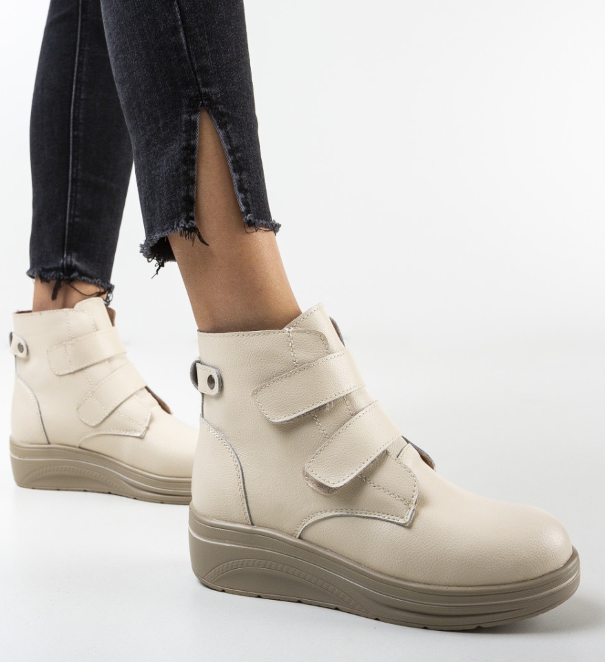 Pantofi Casual Jabal Bej - Img 8