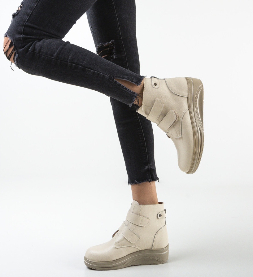 Pantofi Casual Jabal Bej - Img 10