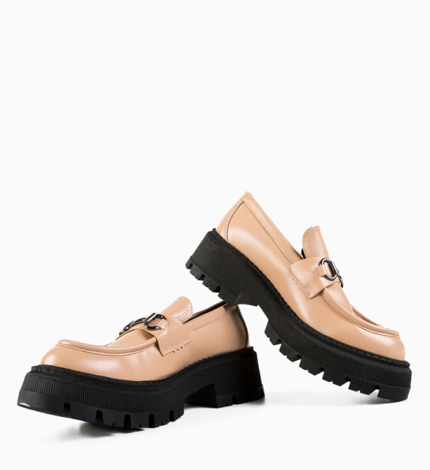 Pantofi Casual Jung Nude - Img 4