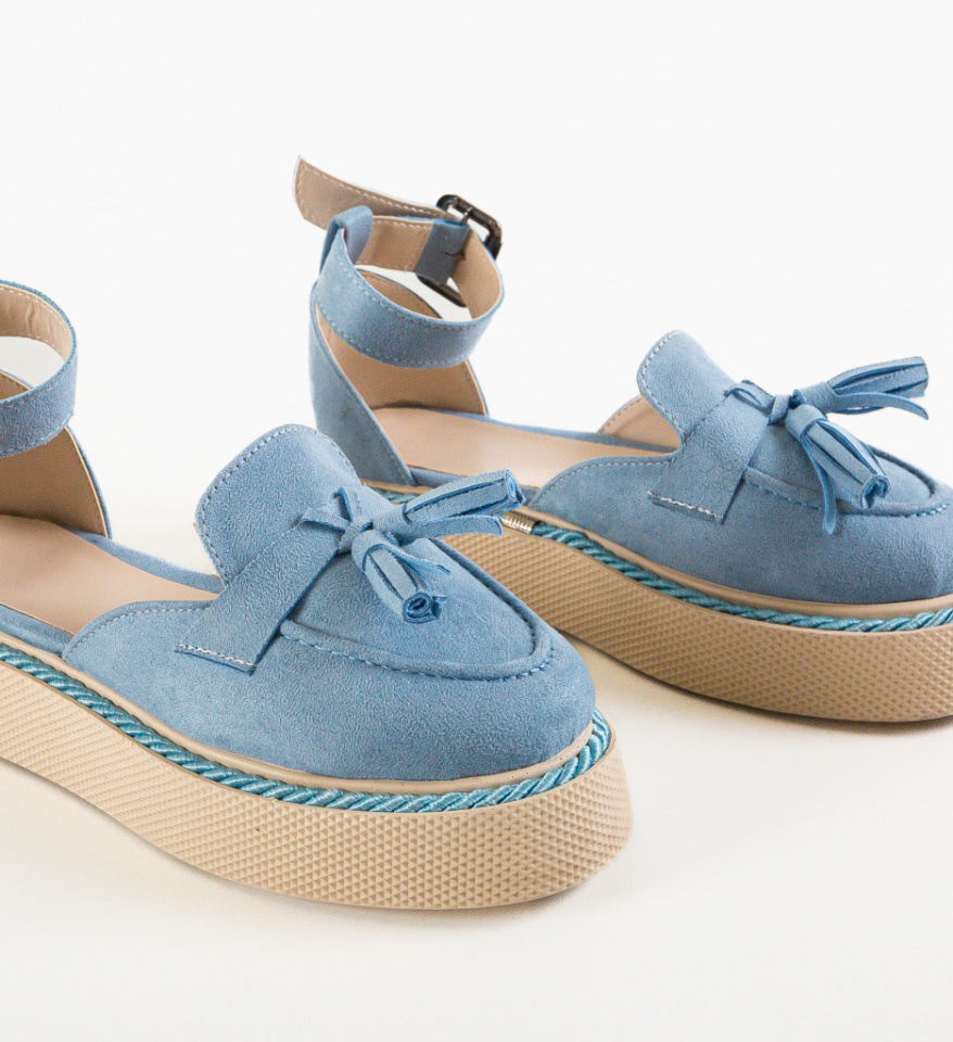 Pantofi Casual Kalin Albastri 2 - Img 3