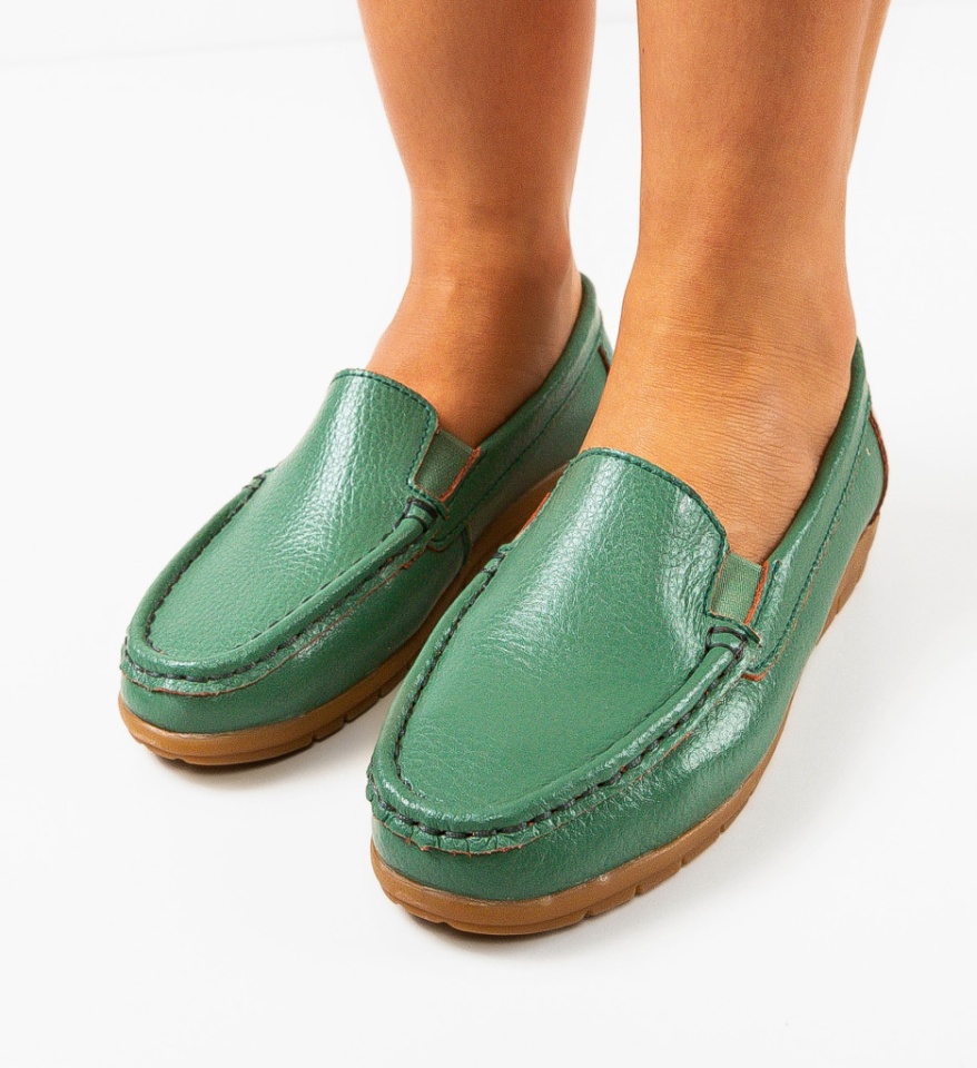 Pantofi Casual Kives Verzi - Img 6