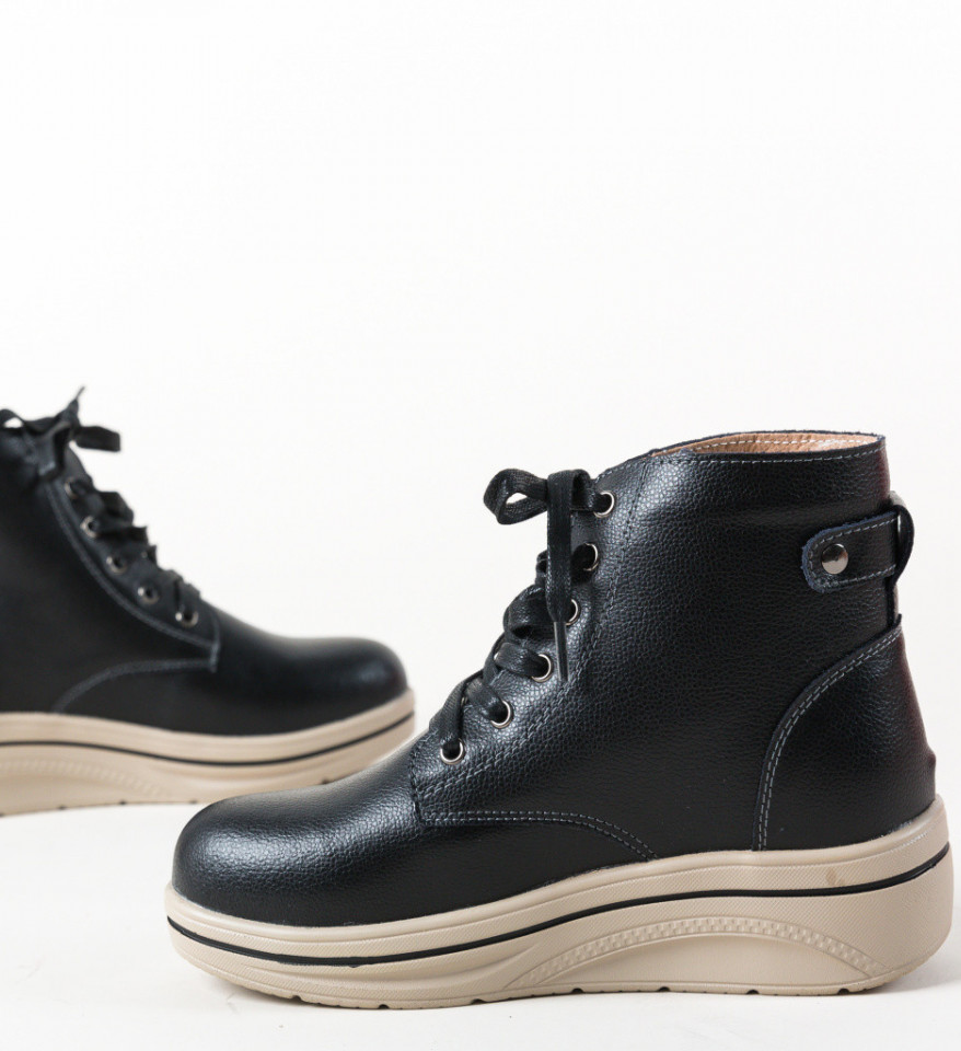 Pantofi Casual Lakiob Negri - Img 2