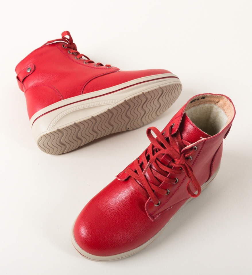 Pantofi Casual Lakiob Rosii - Img 13