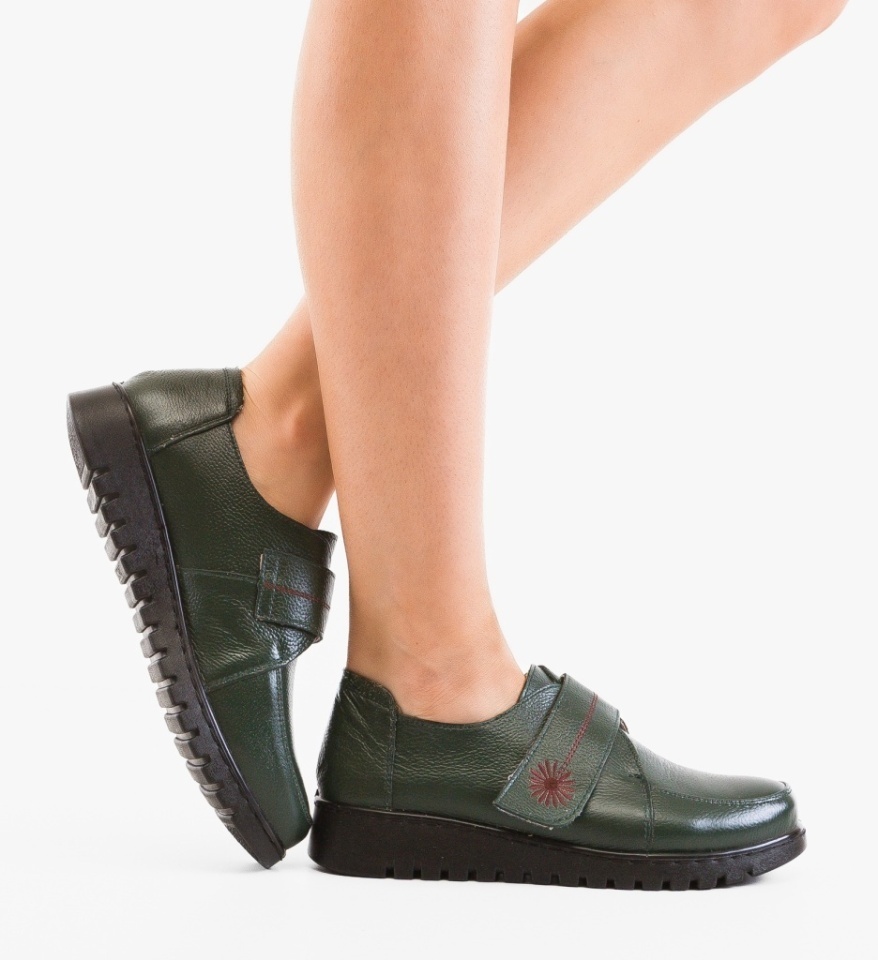 Pantofi Casual Marye Verzi - Img 5