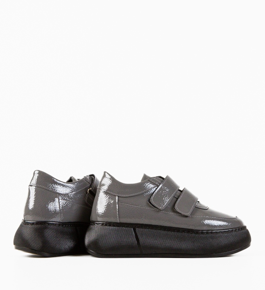 Pantofi Casual Mernera Gri - Img 2