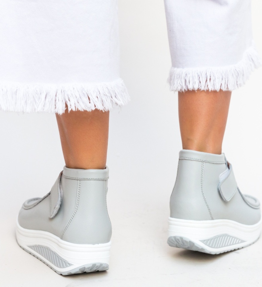 Pantofi Casual Misha Gri - Img 10
