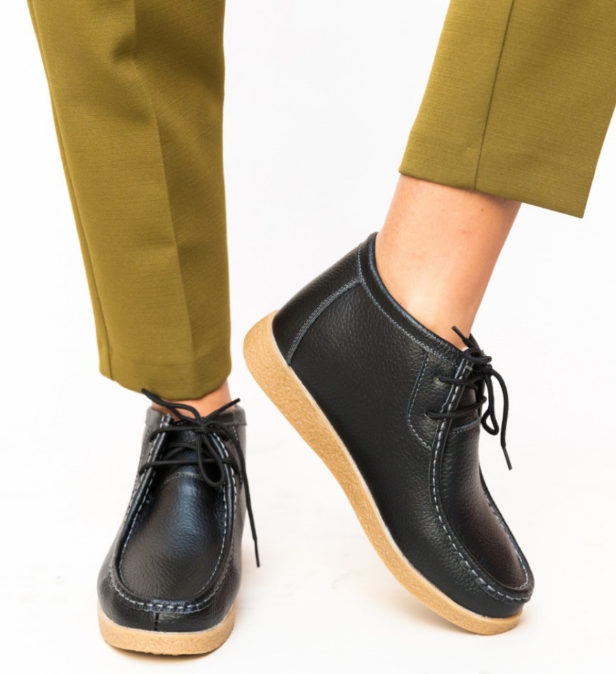 Pantofi Casual Munela Negri - Img 11