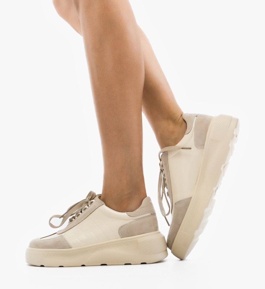 Pantofi Casual Mynbai Bej - Img 2