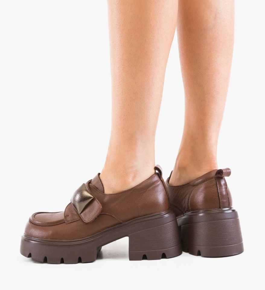 Pantofi Casual Nanyt Camel - Img 3