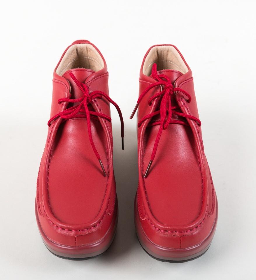 Pantofi Casual Nash Rosii - Img 14