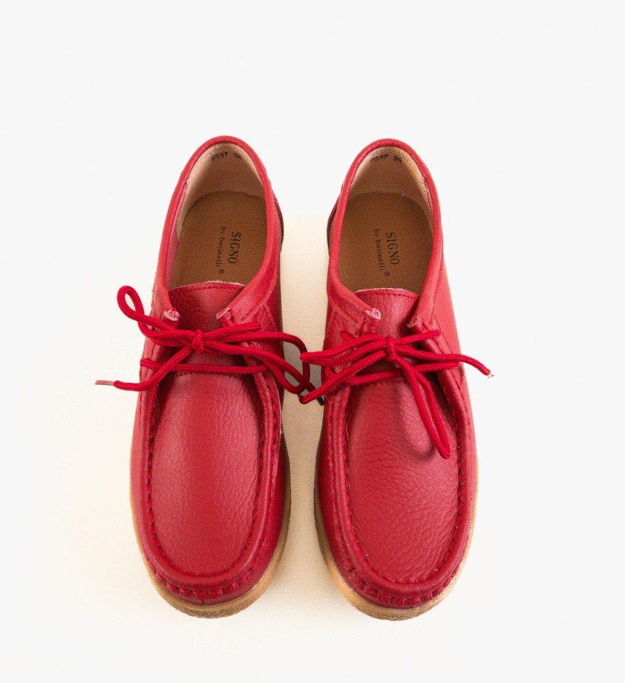 Pantofi Casual Niko Rosii 2 - Img 2