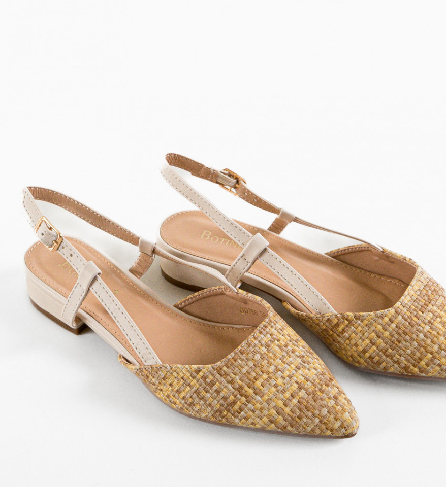 Pantofi Casual Nireh Bej - Img 3