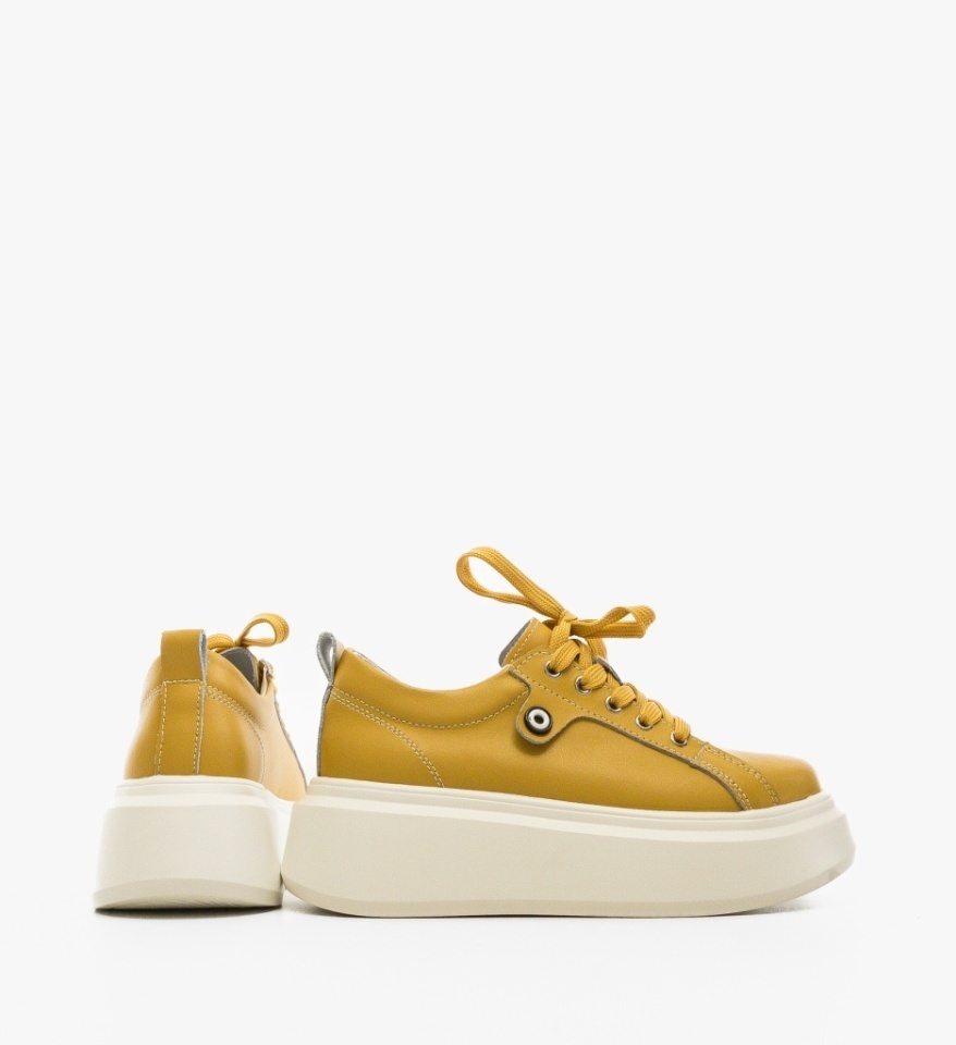 Pantofi Casual Nuandre Galbeni - Img 3