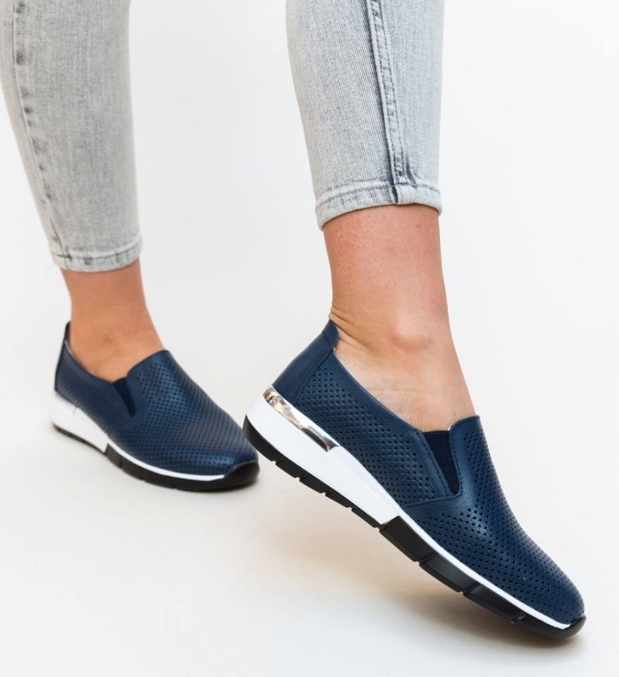 Pantofi Casual Pufine Bleumarin