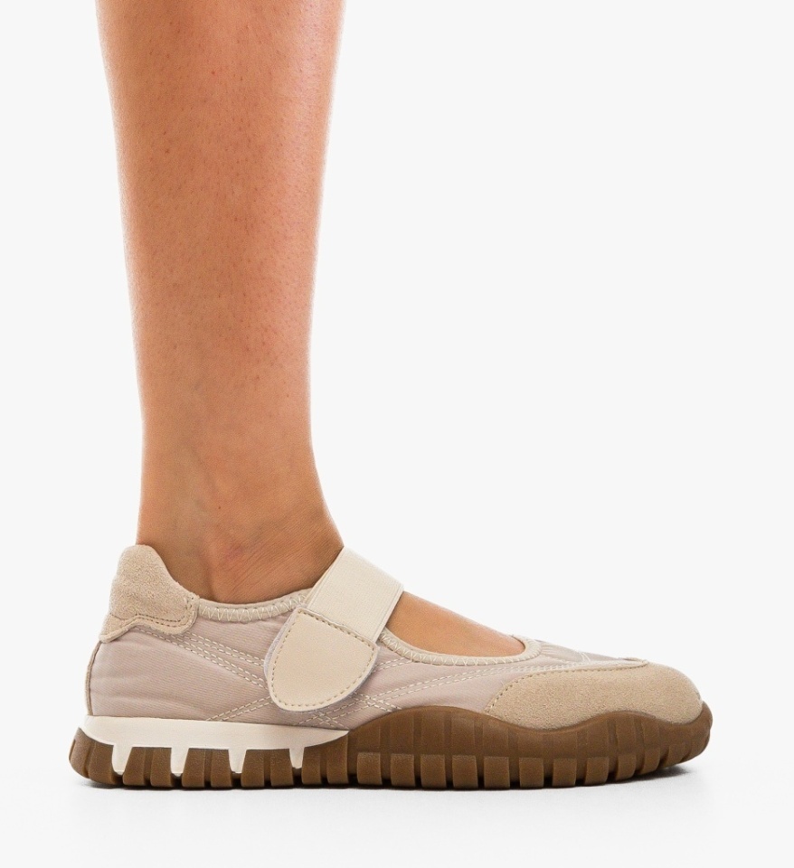 Pantofi Casual Runny Bej - Img 3