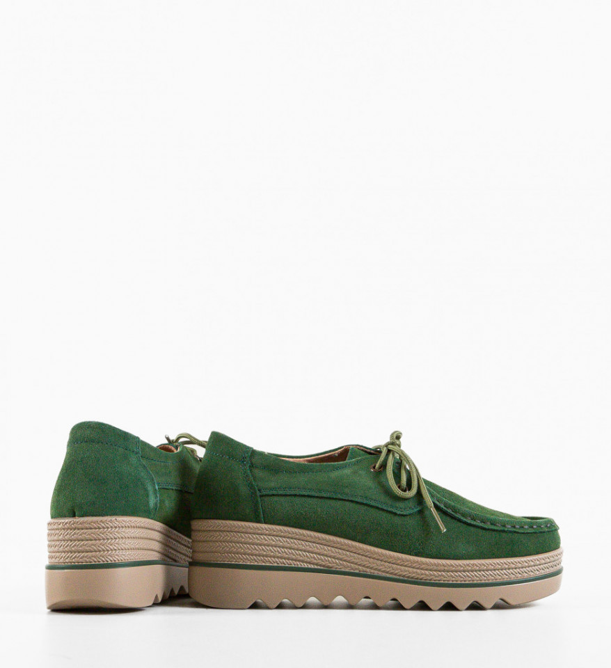 Pantofi Casual Sagrio Verzi - Img 2