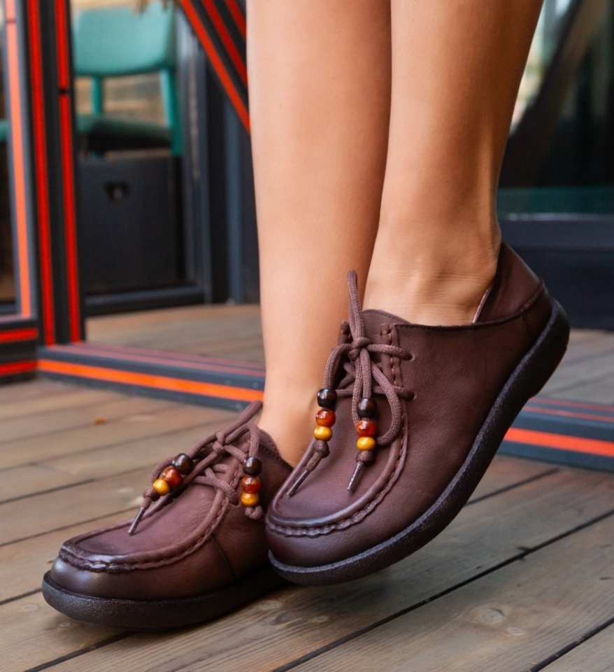 Pantofi Casual Salvor Maro - Img 3