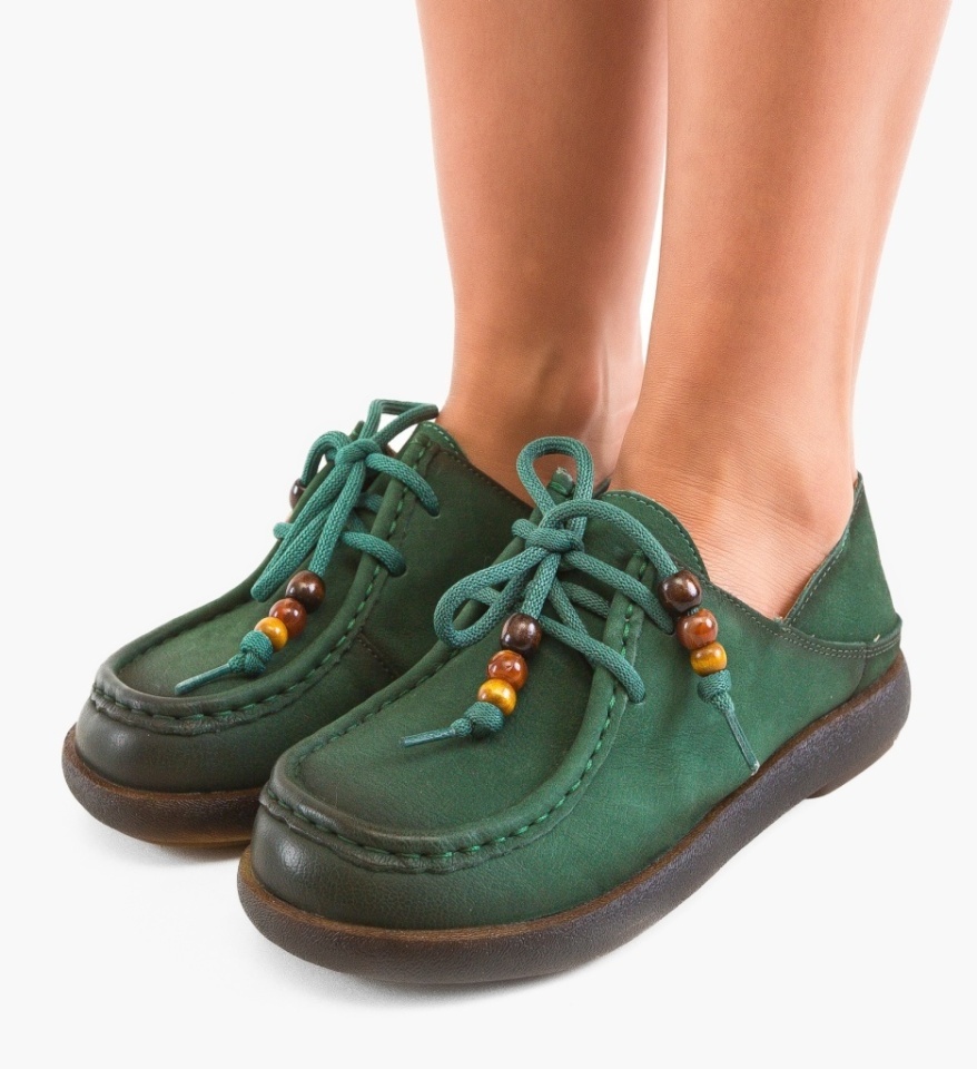 Pantofi Casual Salvor Verzi - Img 5