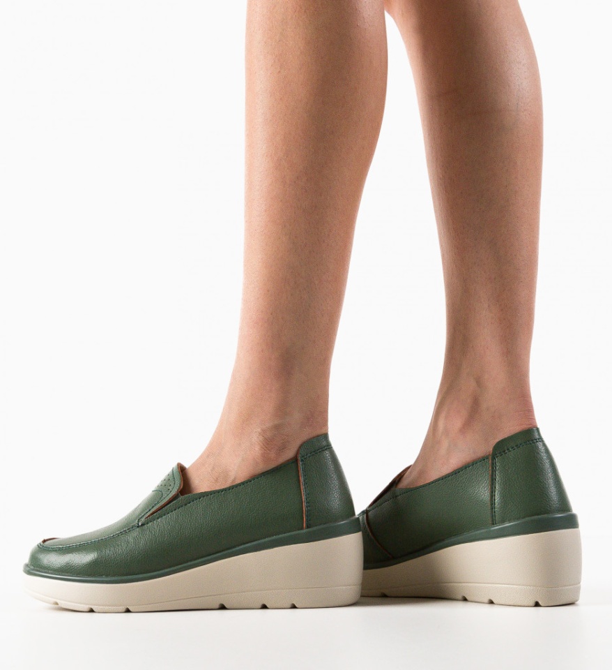 Pantofi Casual Sanam Verzi - Img 5