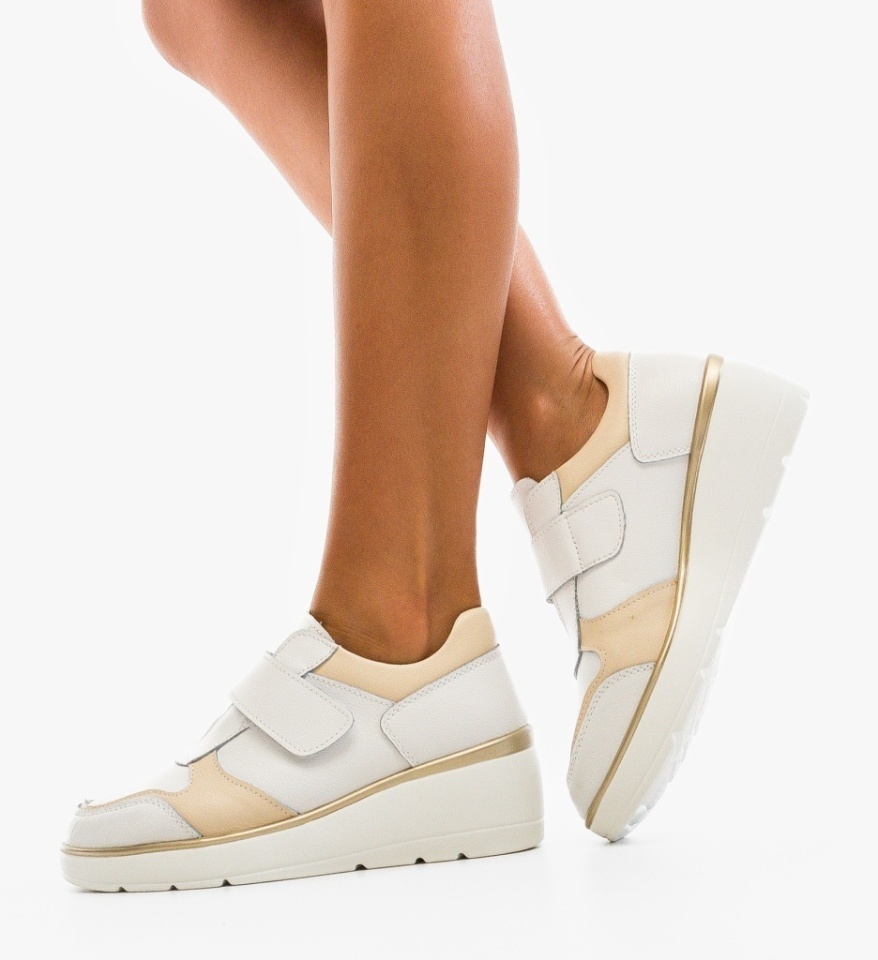 Pantofi Casual Seldon Albi - Img 6
