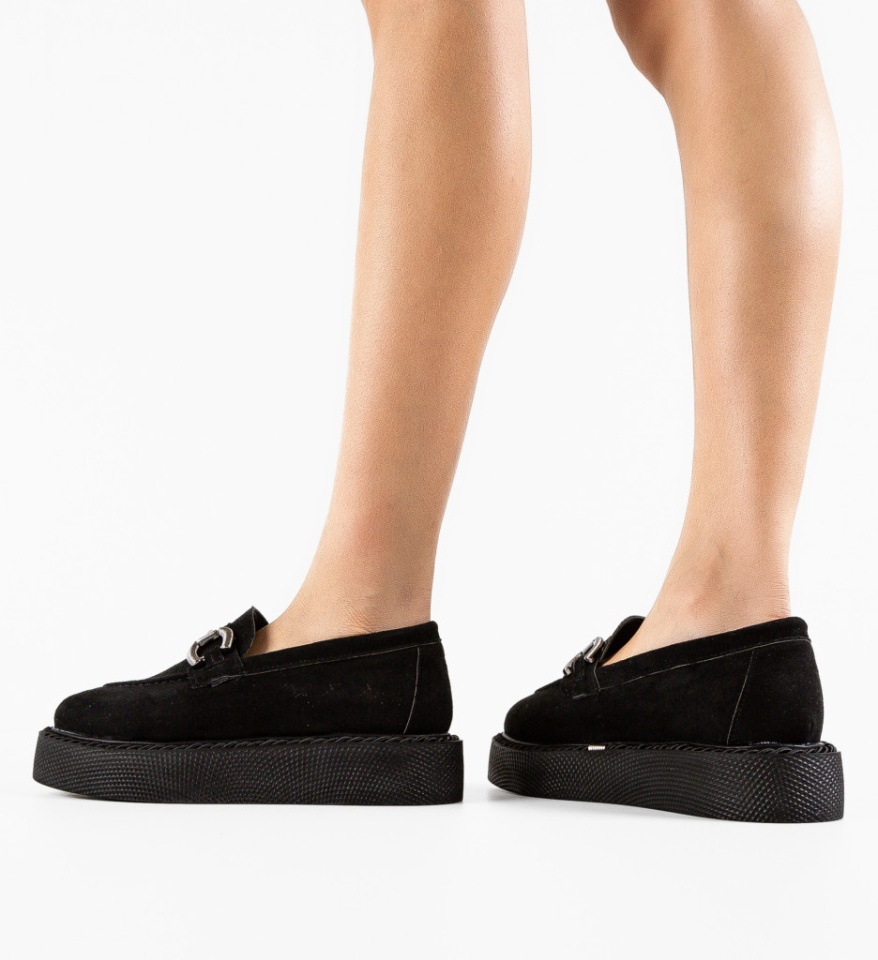 Pantofi Casual Selvie Negri - Img 5