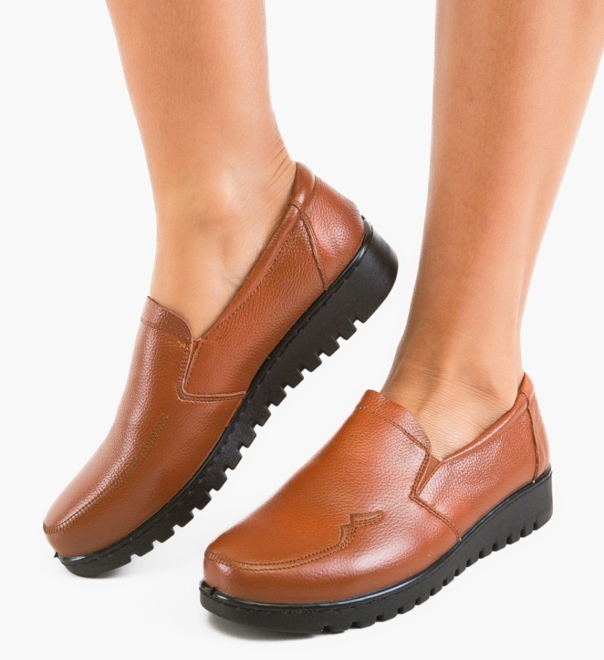 Pantofi Casual Sirogi Camel - Img 5