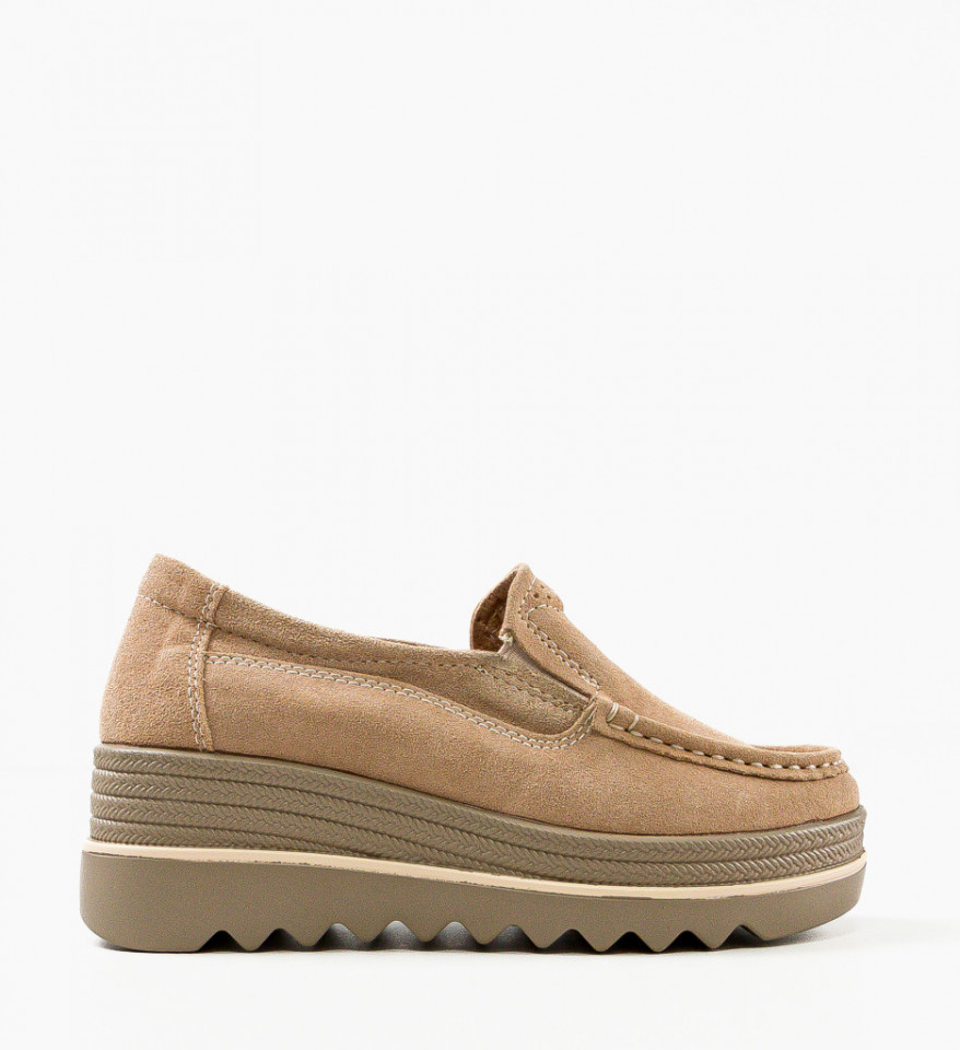 Pantofi Casual Smirno Bej - Img 1