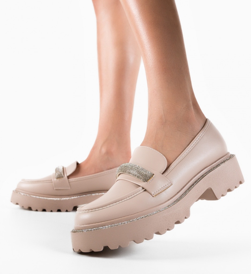 Pantofi Casual Smith Bej - Img 5
