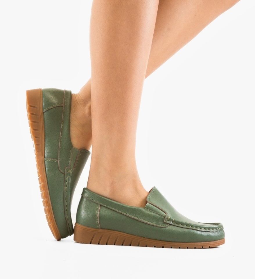 Pantofi Casual Soma Verzi - Img 5