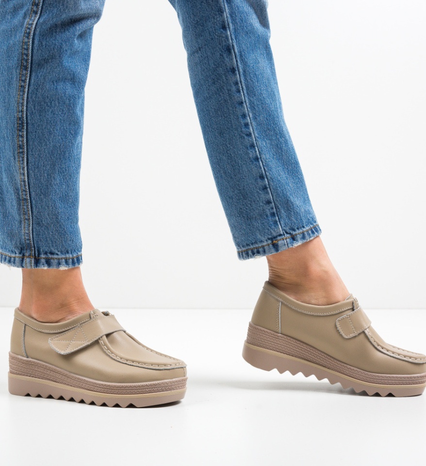 Pantofi Casual Straif Bej - Img 11