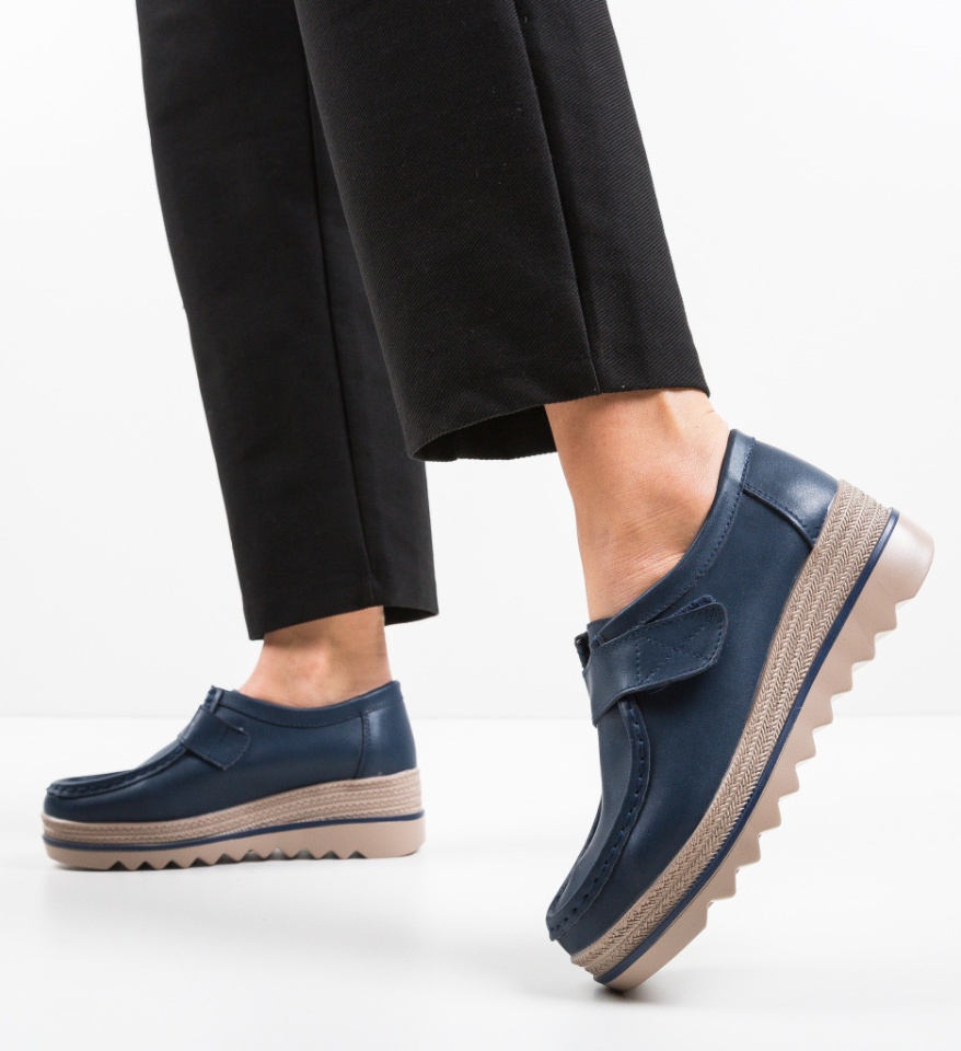 Pantofi Casual Straif Bleumarin - Img 8