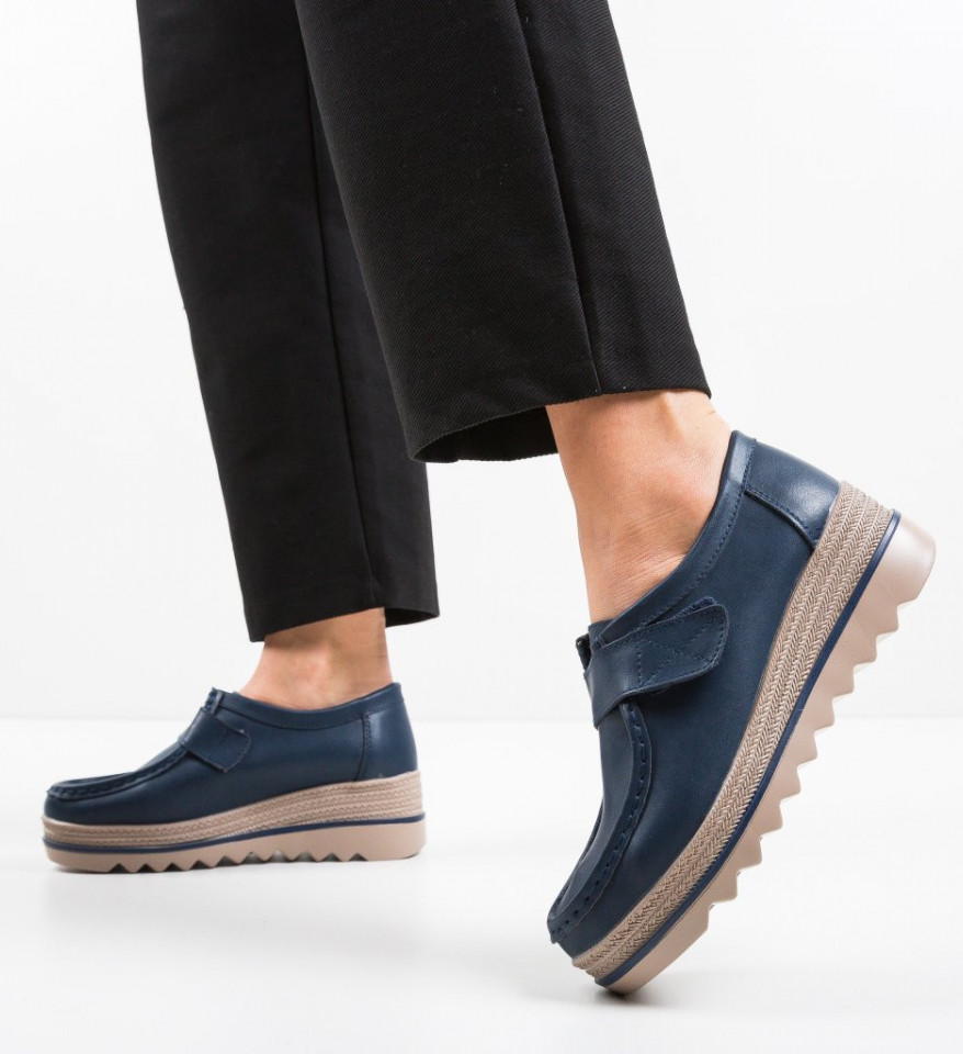 Pantofi Casual Straif Bleumarin - Img 5
