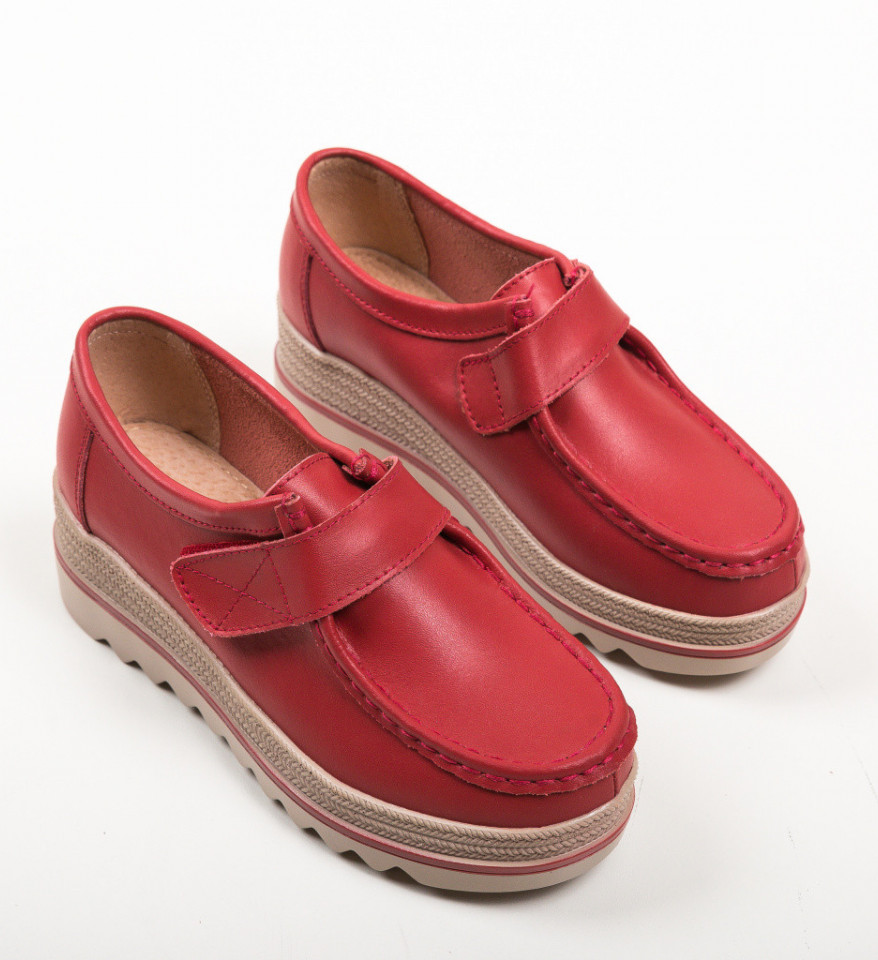 Pantofi Casual Straif Rosii - Img 3