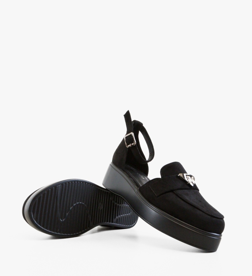 Pantofi casual Terfly Negri 2 - Img 4