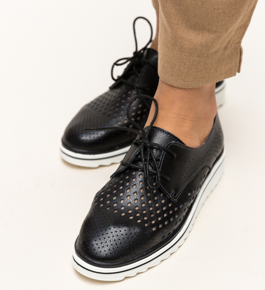 Pantofi Casual Tone Negri - Img 7