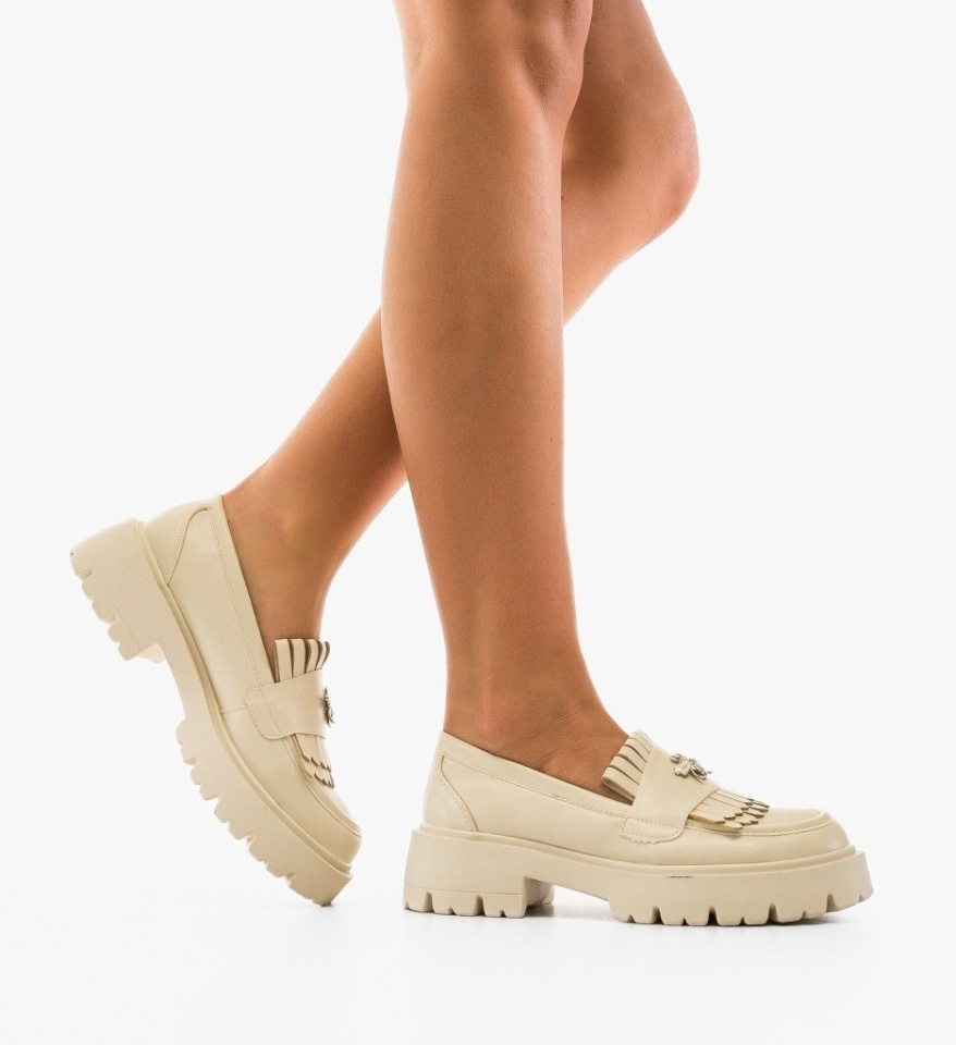 Pantofi Casual Trevy Bej - Img 6