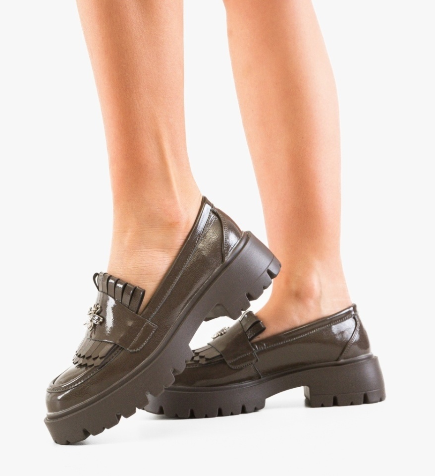 Pantofi Casual Trevy Khaki - Img 6