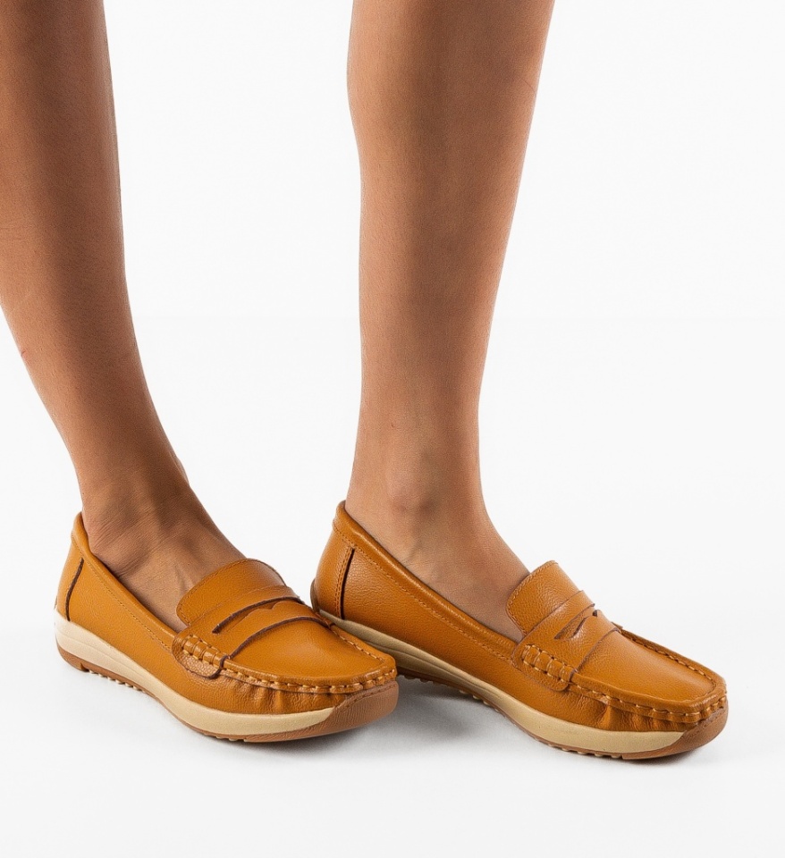 Pantofi Casual Uyteu Camel - Img 5
