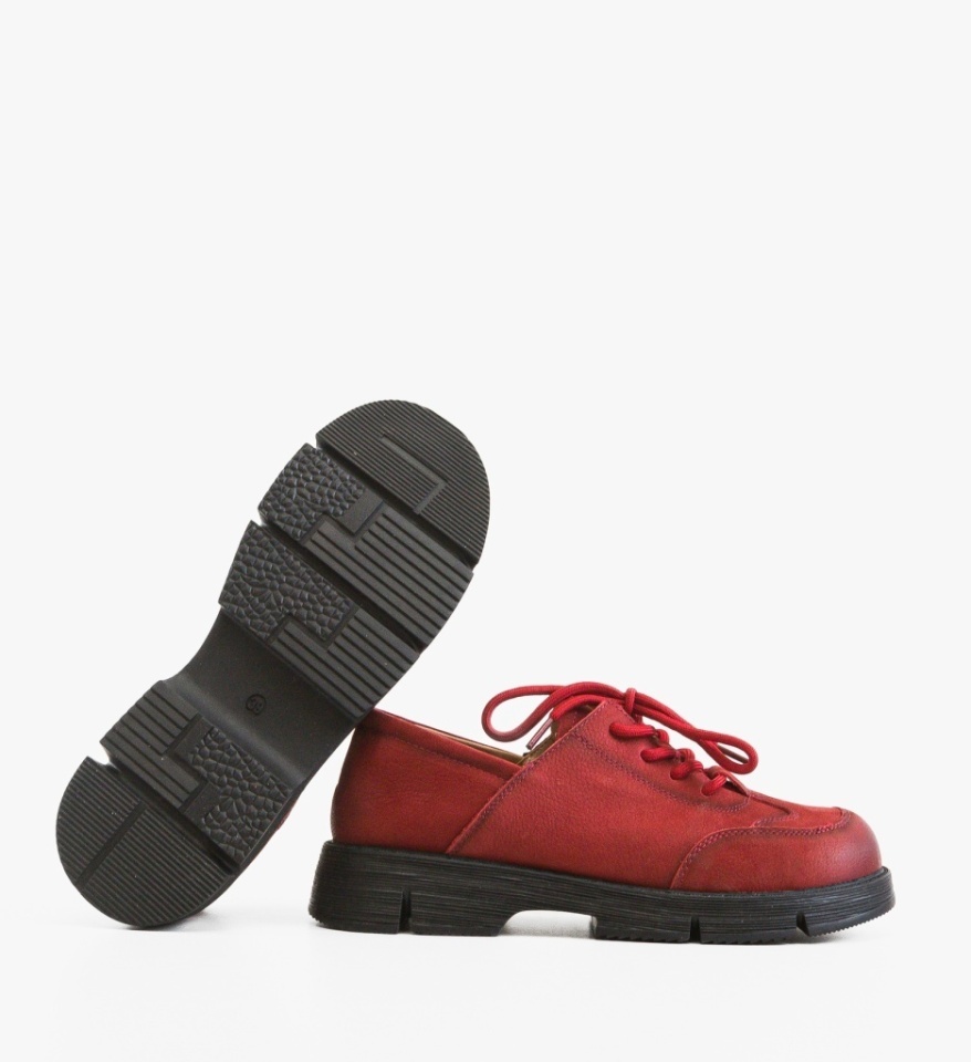 Pantofi Casual Verna Rosii - Img 3