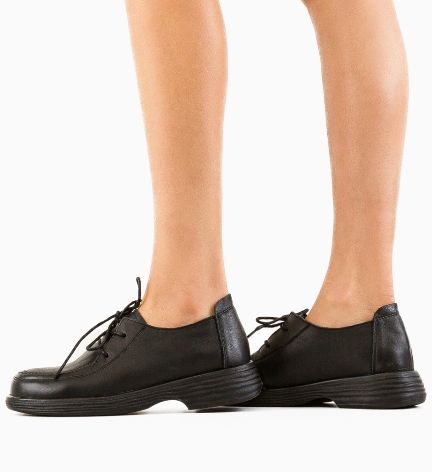 Pantofi Casual Vlobe Negri - Img 7