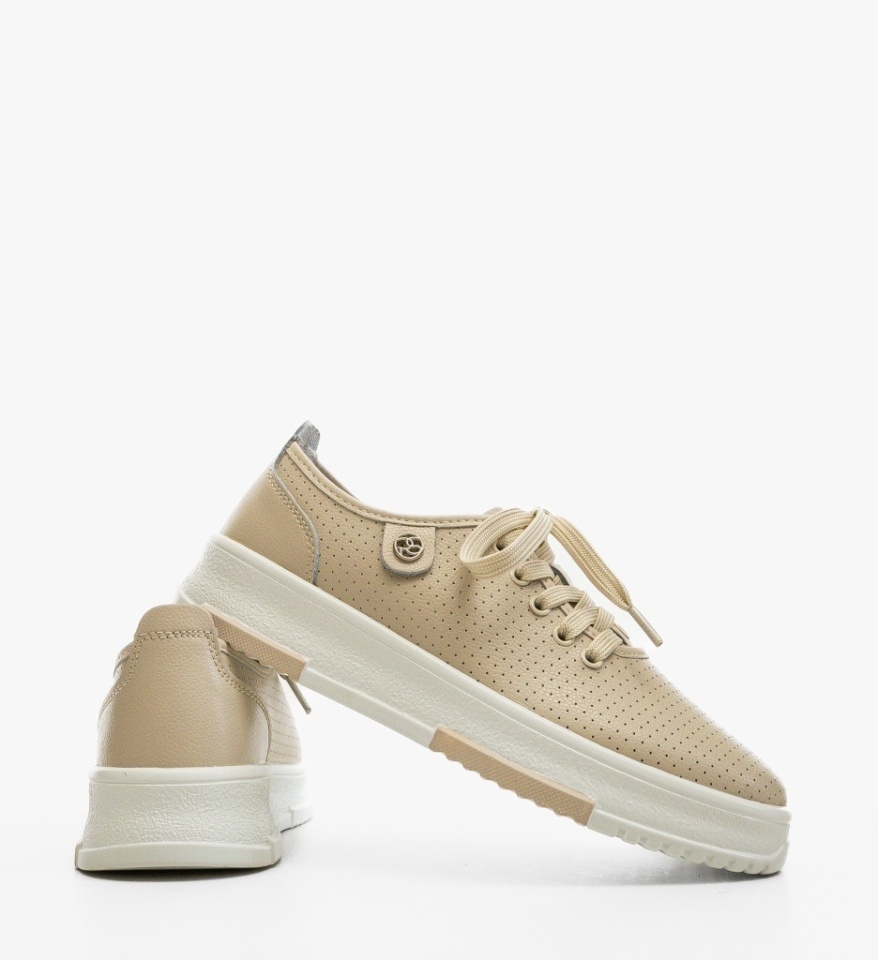 Pantofi Casual Ygrysha Bej - Img 10