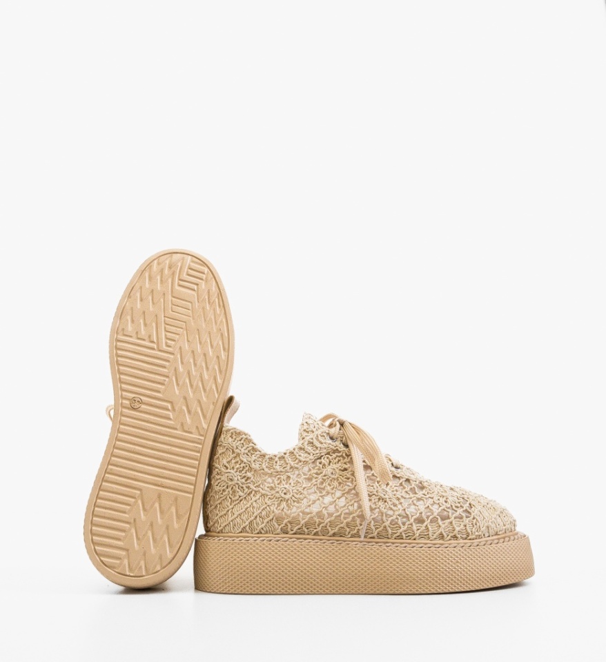 Pantofi Casual Ystory Bej 2 - Img 3