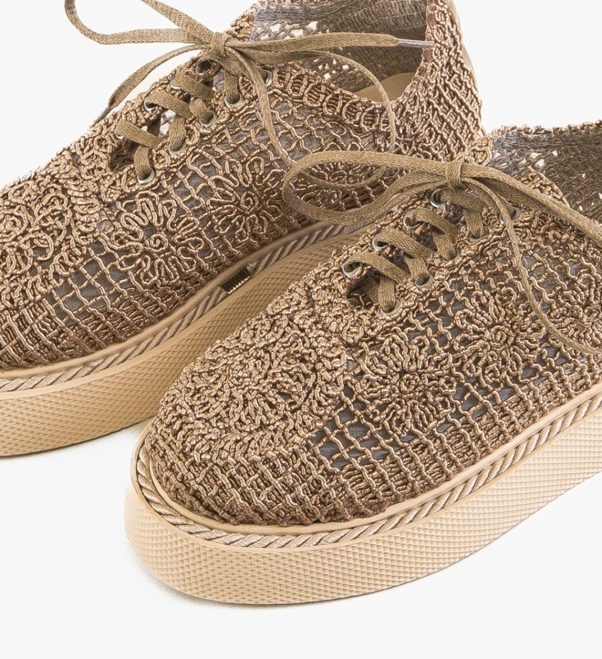 Pantofi Casual Ystory Khaki 3 - Img 3