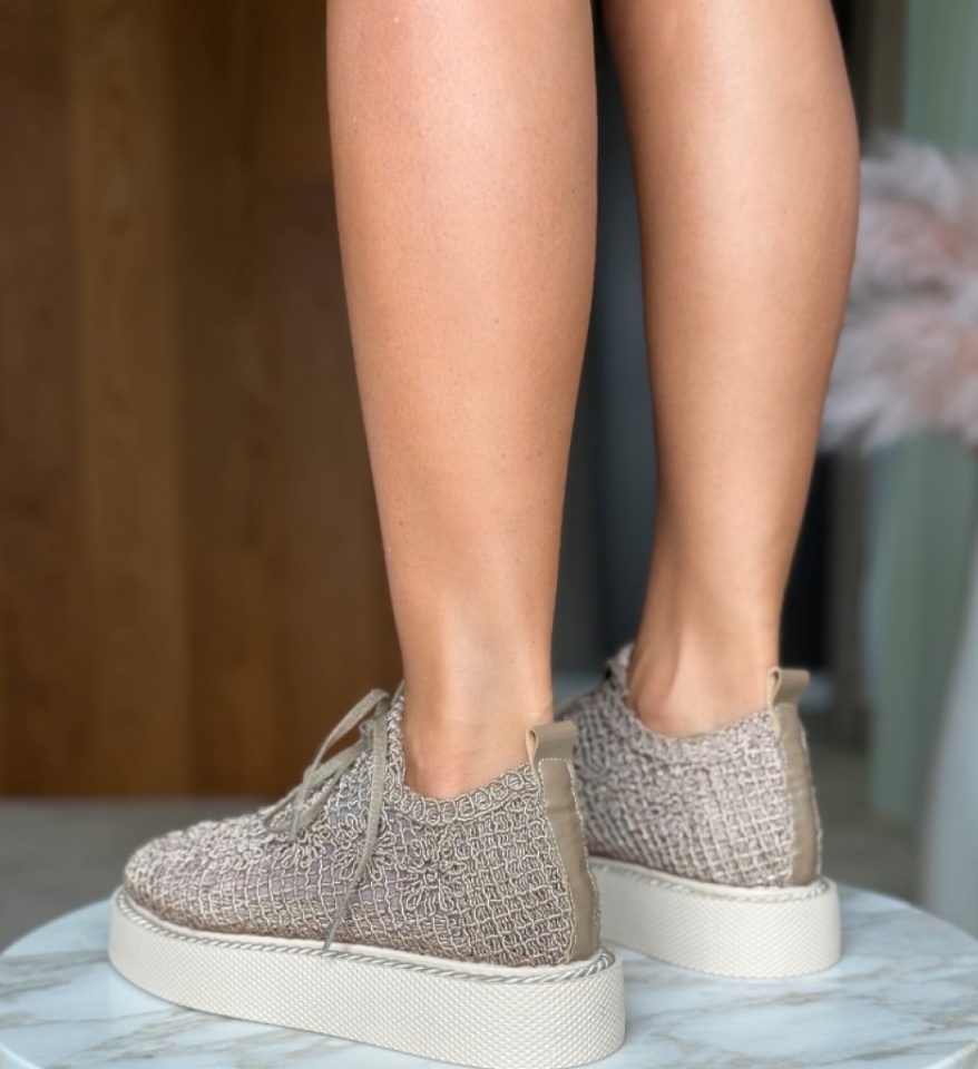 Pantofi Casual Ystory Khaki 3 - Img 10