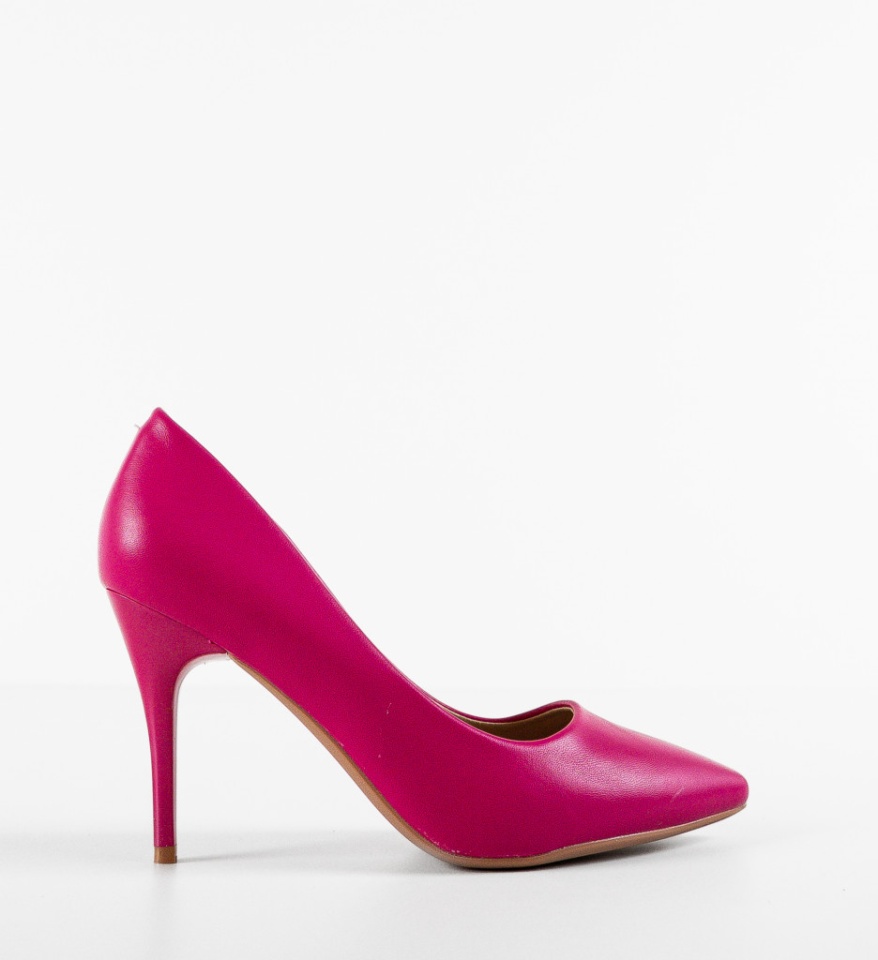 Pantofi cu toc Danube Fuchsia - Img 6