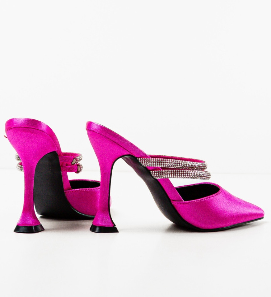 Pantofi cu toc Manyla Fuchsia - Img 9